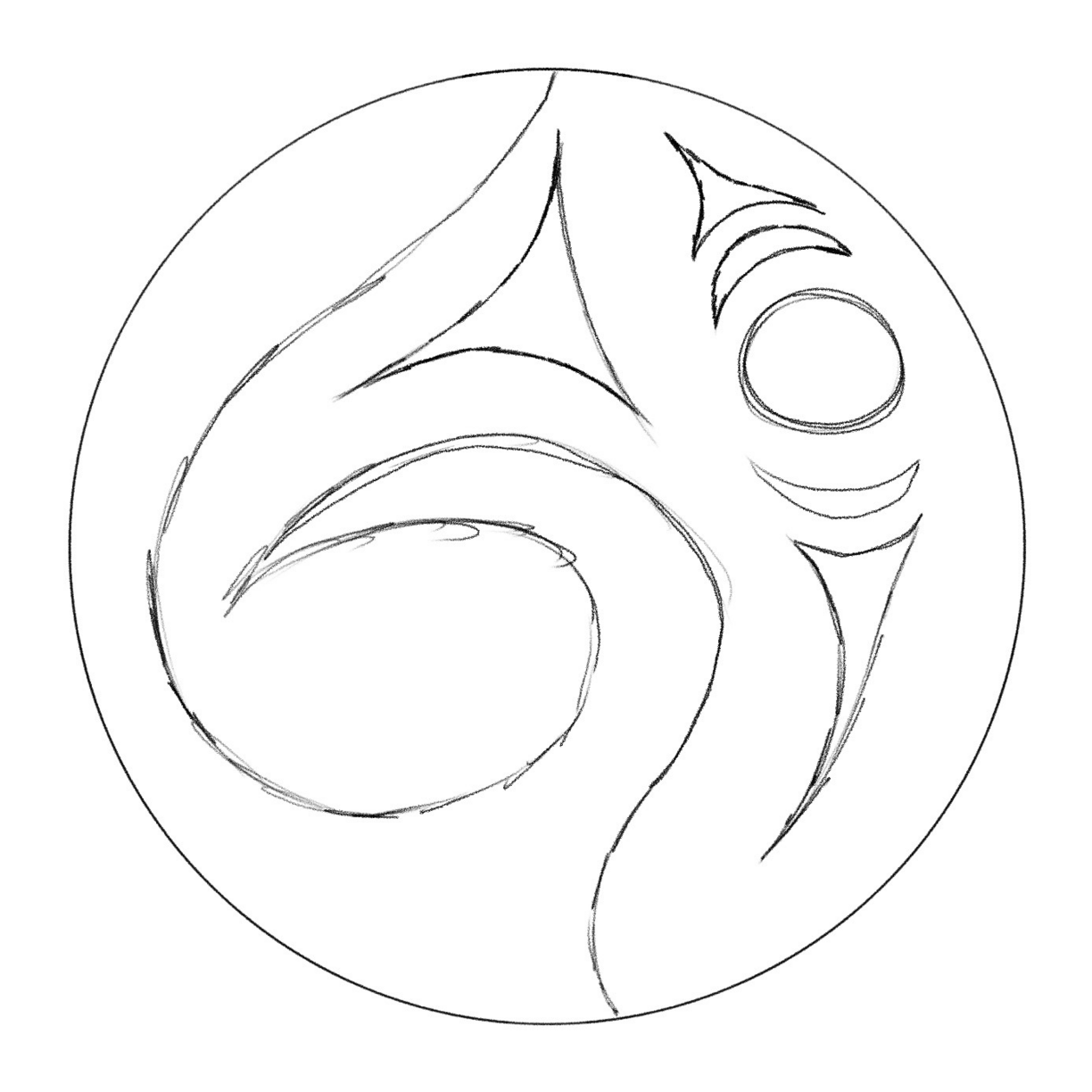 sketch of Baynes Sound logo